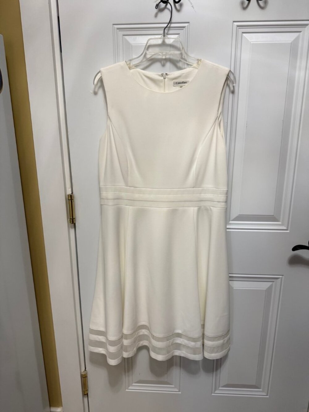 White Fit-and-Flare Dress